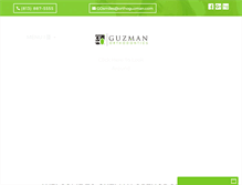 Tablet Screenshot of orthoguzman.com